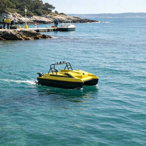 H040-Coastal-Ocean-Research-Water-Sampling-Survey-Vessel H040 Coastal Moon Pool Professional Multi-Sensor Survey USV