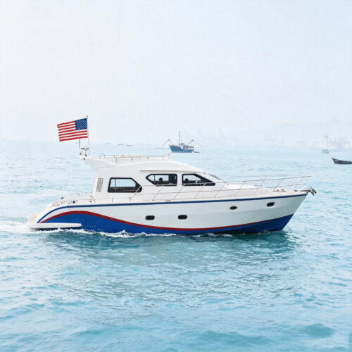 SP490 Family Flybridge Yacht Multi-Cabin Full Kitchen & Bathroom