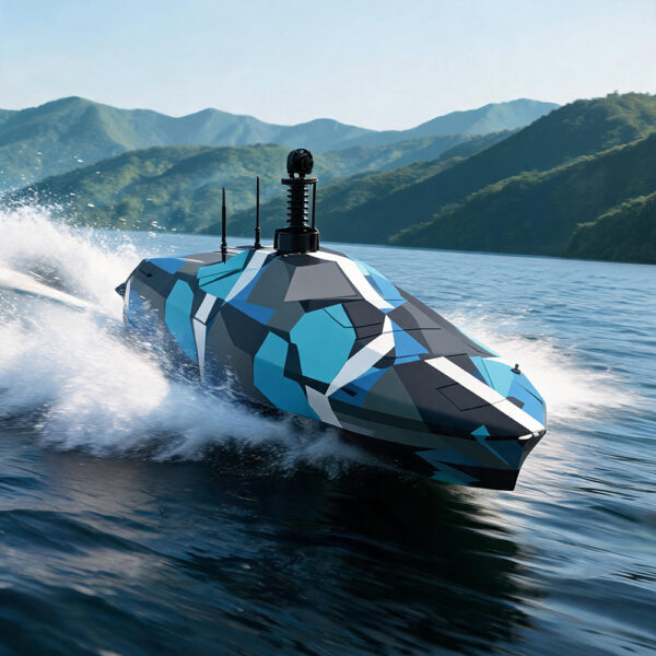 SA05 Intelligent Long-Range High-Speed Self-Righting Deterrence & Law Enforcement USV