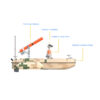 xap180-carbon-fiber-kevlar-unmanned-surface-vessel XAP180 Autonomous Patrol USV